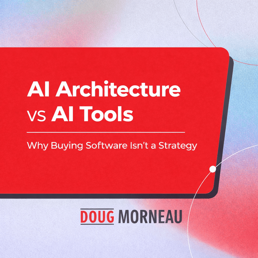 AI Architecture vs AI Tools: Why Buying Software Isn’t a Strategy