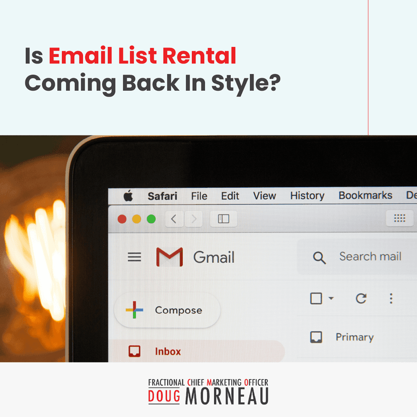 Is email list rental coming back in style?
