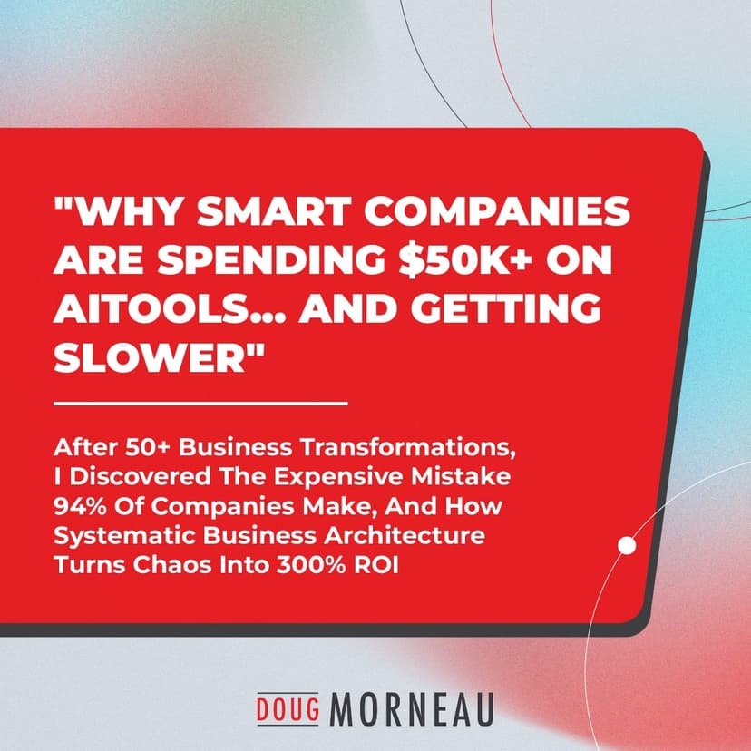 From Fractional CMO to AI Automation Architect: Why I’m Fixing the $50K AI Chaos Epidemic