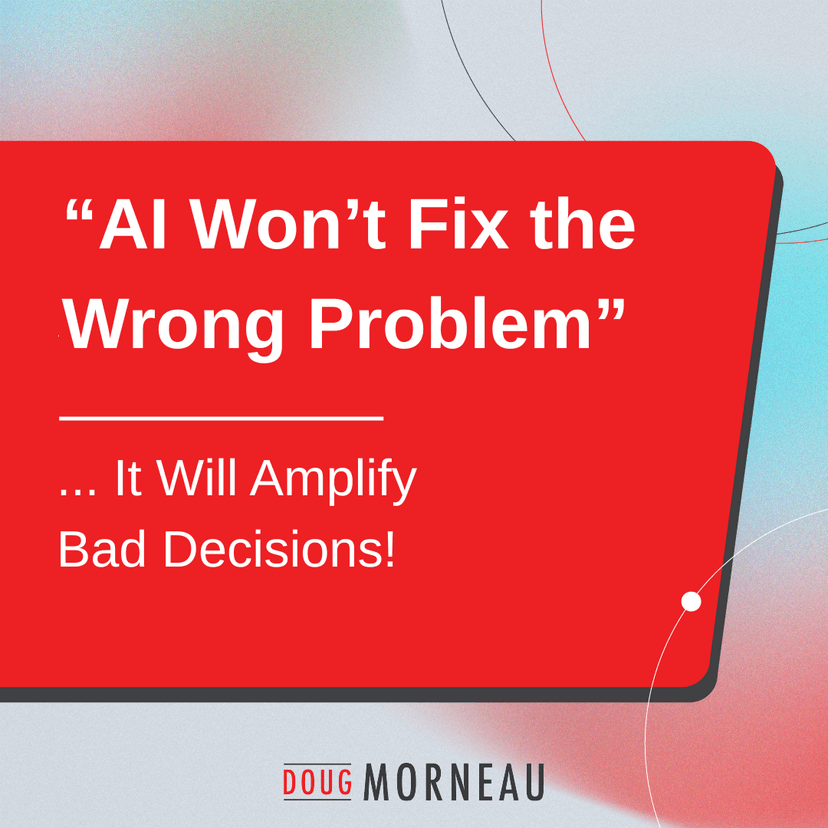 AI Won’t Fix the Wrong Problem