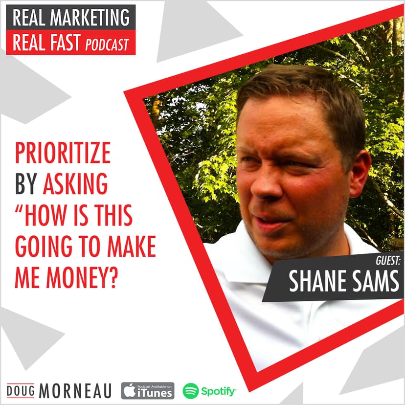 PRIORITIZE BY ASKING “HOW IS THIS GOING TO MAKE ME MONEY?”