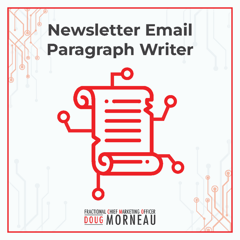 Newsletter Email Paragraph Writer AI Agent