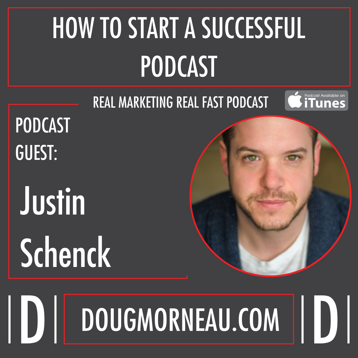HOW TO START A SUCCESSFUL PODCAST JUSTIN SCHENCK - DOUG MORNEAU - REAL MARKETING REAL FAST PODCAST