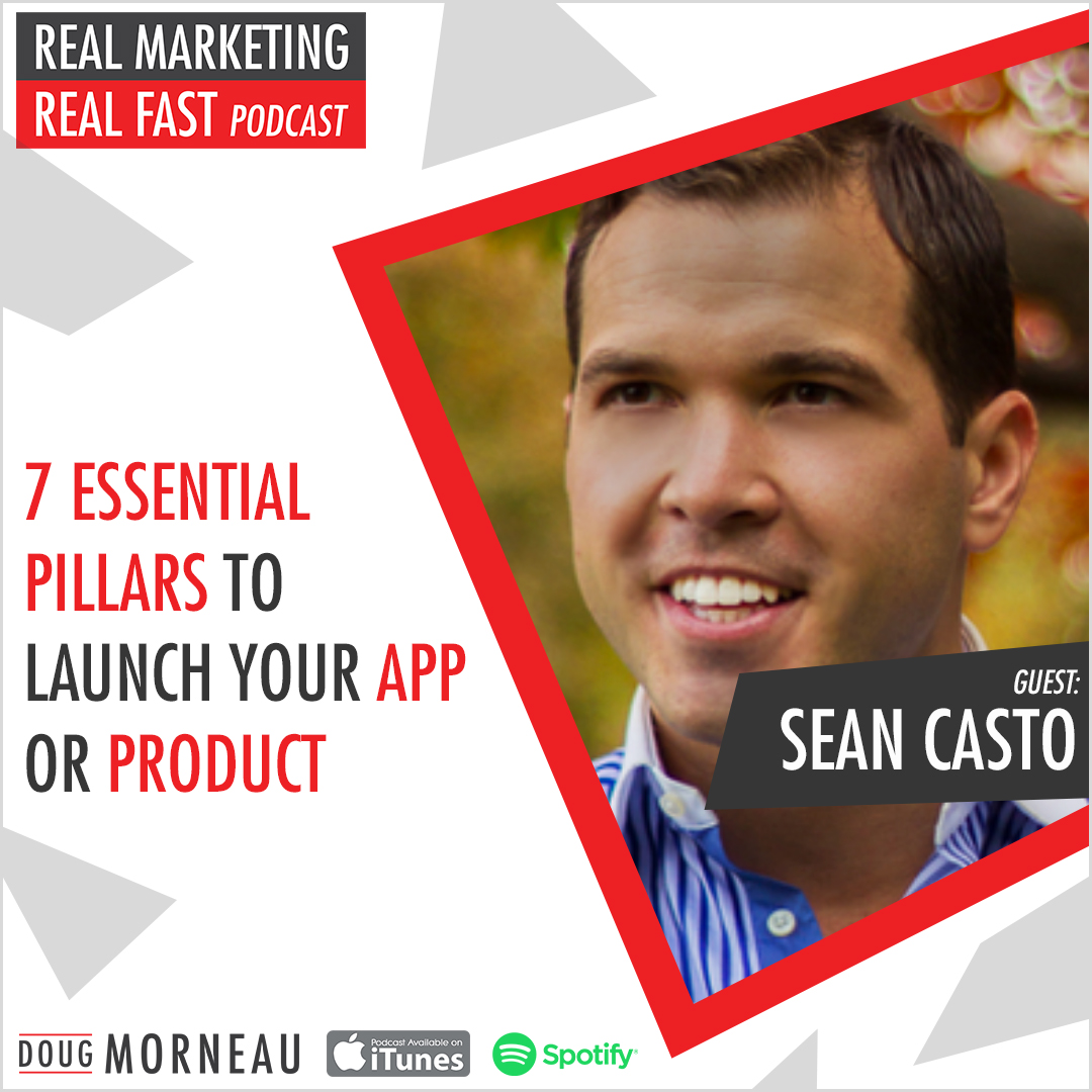 7 ESSENTIAL PILLARS TO LAUNCH YOUR APP OR PRODUCT - SEAN CASTO - DOUG MORNEAU - REAL MARKETING REAL FAST PODCAST